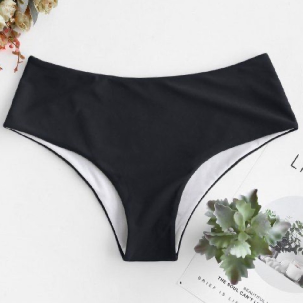 Zaful High waisted bikini bottoms
